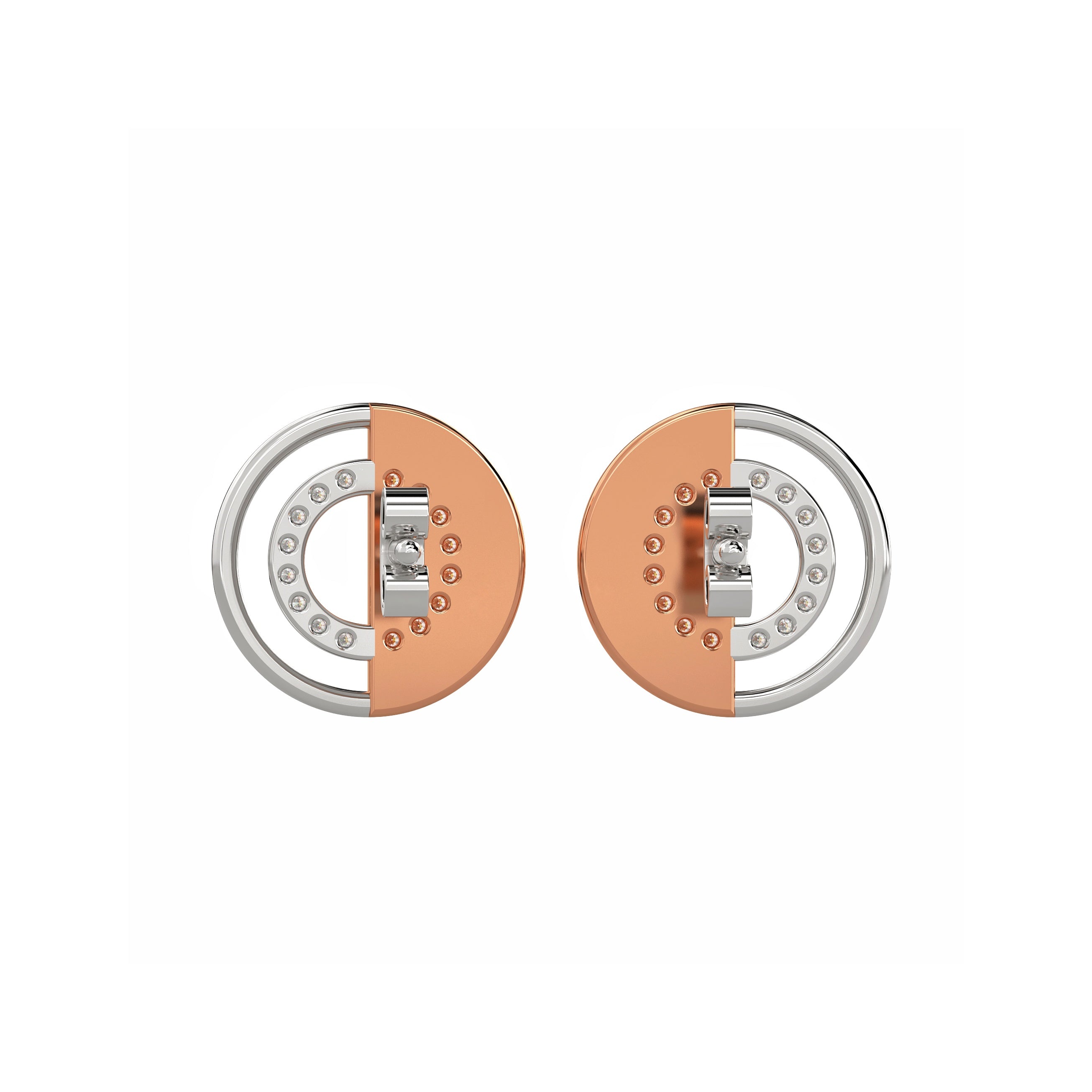 Dual Harmony Diamond Studs