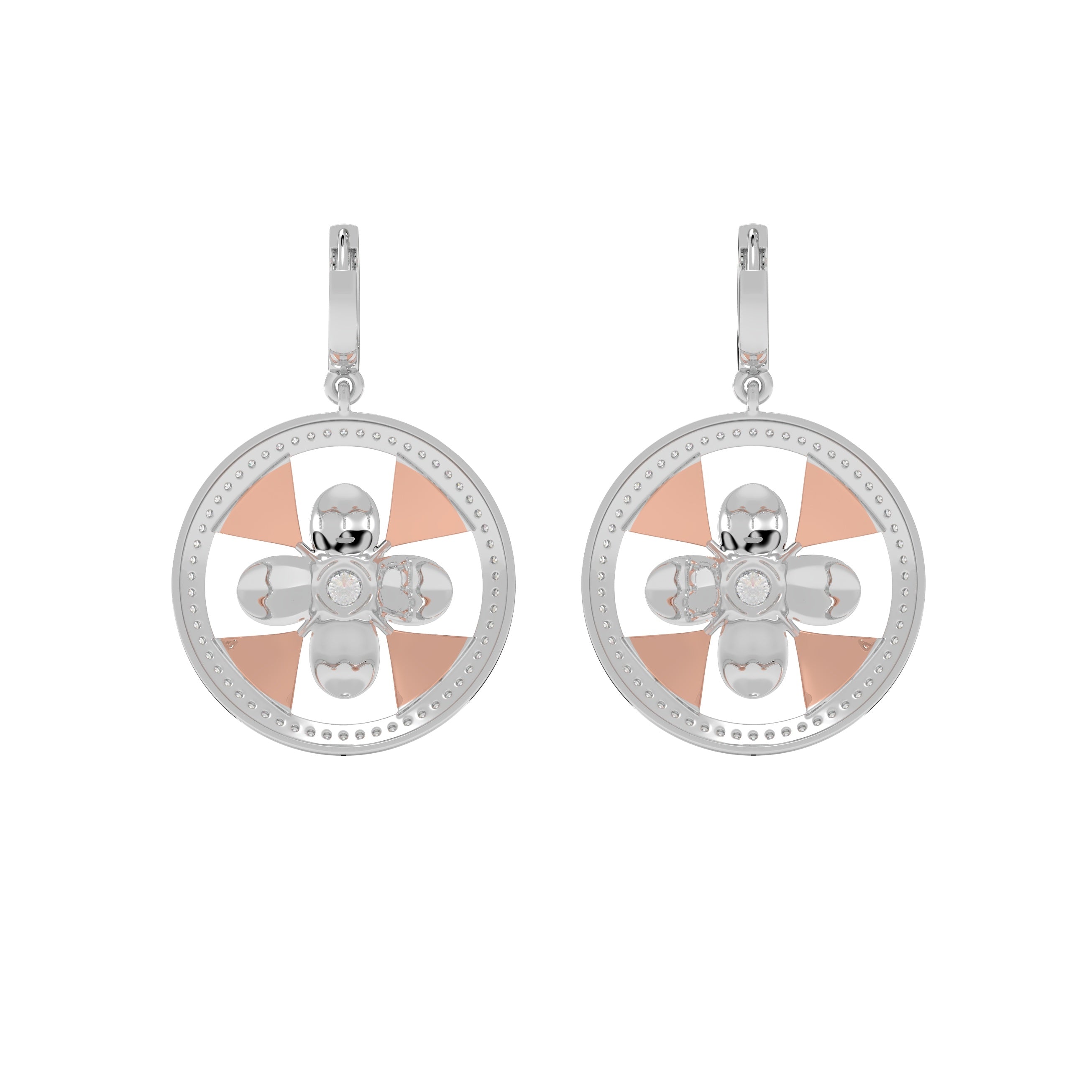 Floral Medallion Earrings