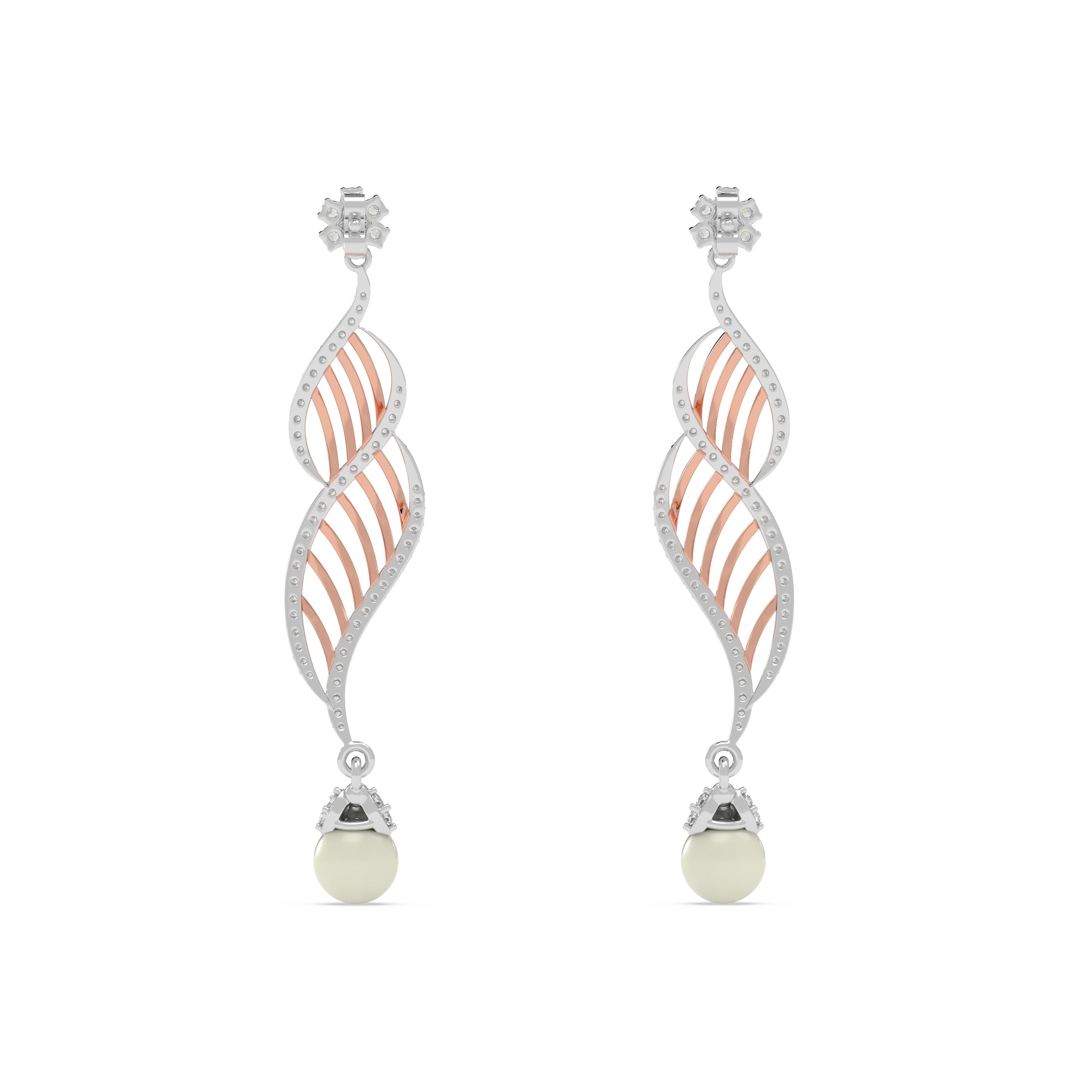 Twilight Spiral Earrings