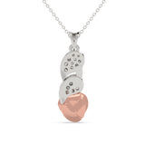 Rosé Twist Pendant