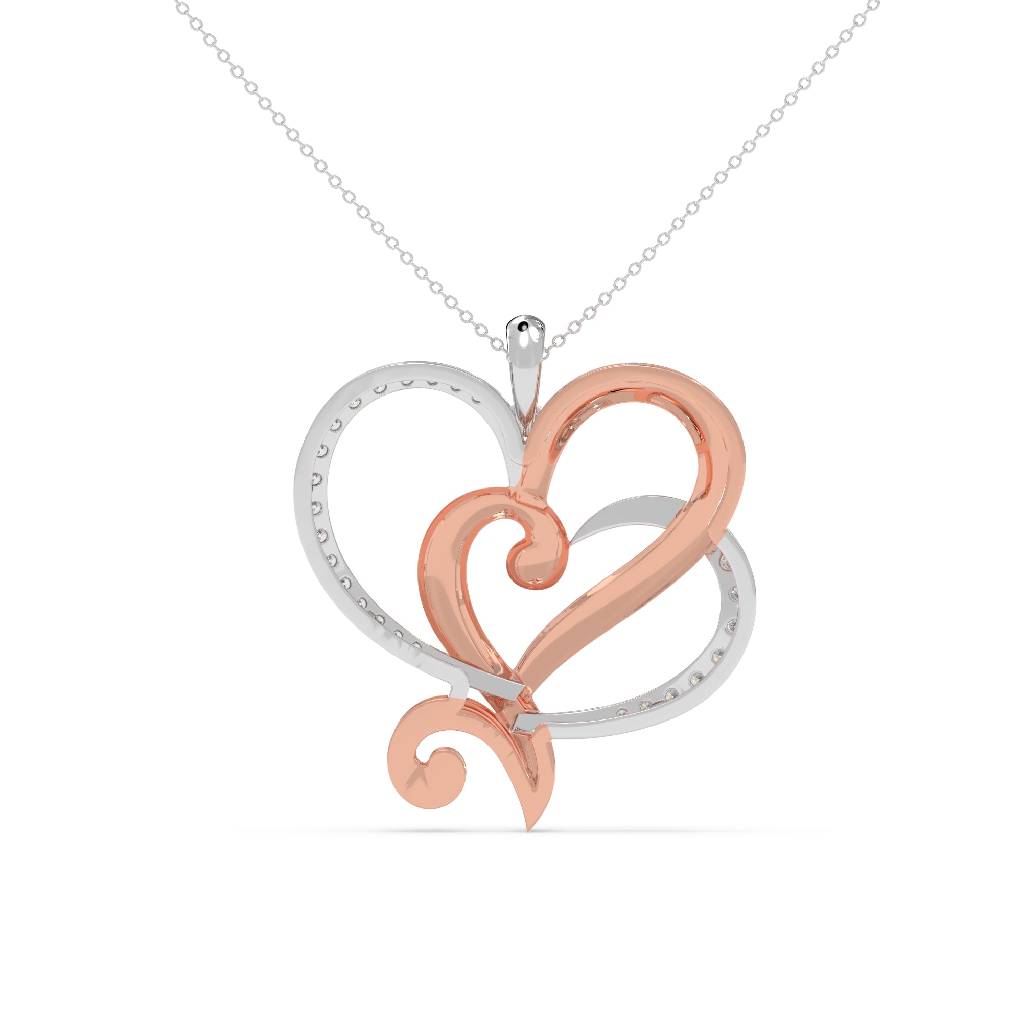 Heartbeat Fusion Diamond Pendant
