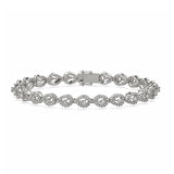 Rose Teardrop Diamond Bracelet
