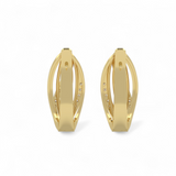 Whispering Petal Hoops Earring
