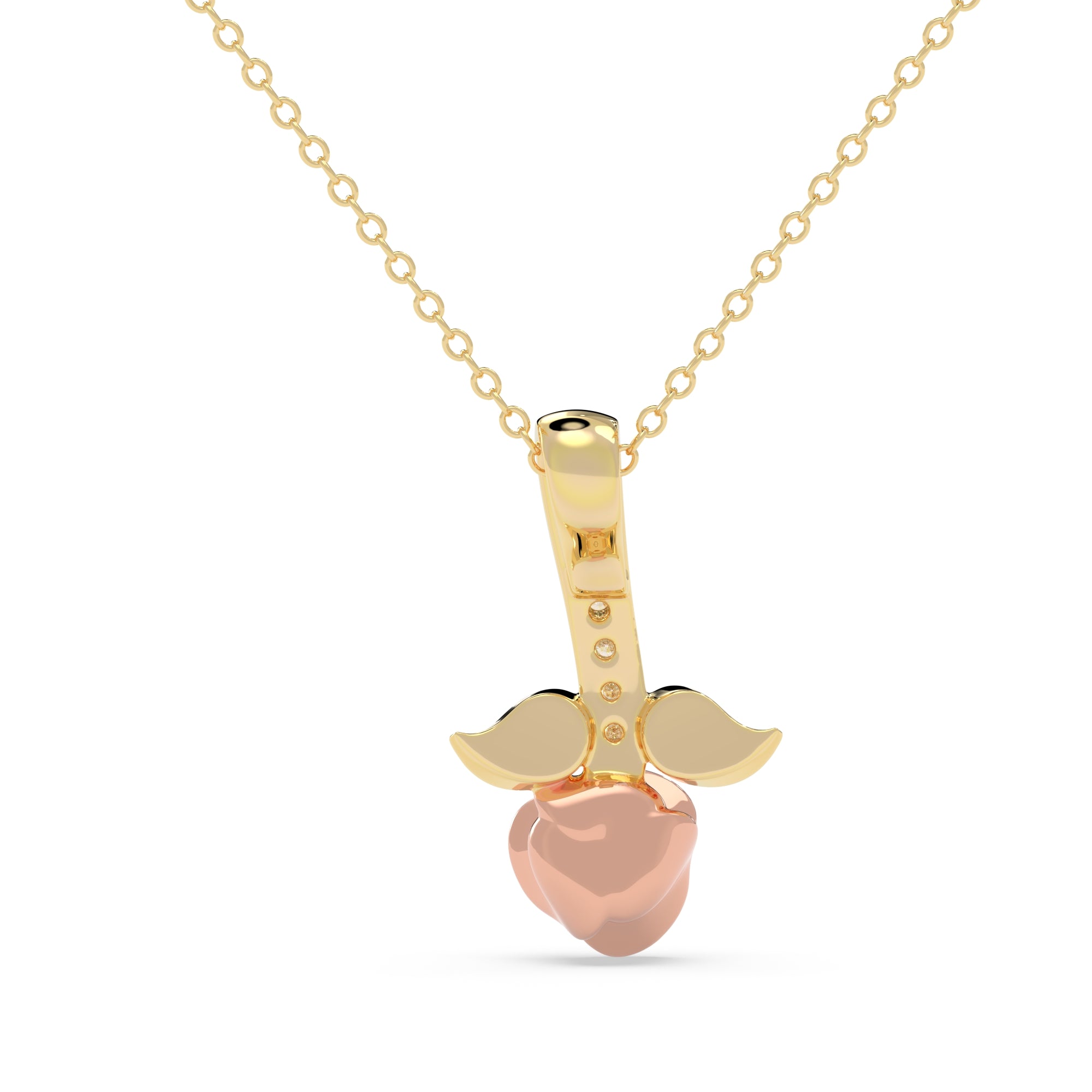 Rosebud Charm Pendant