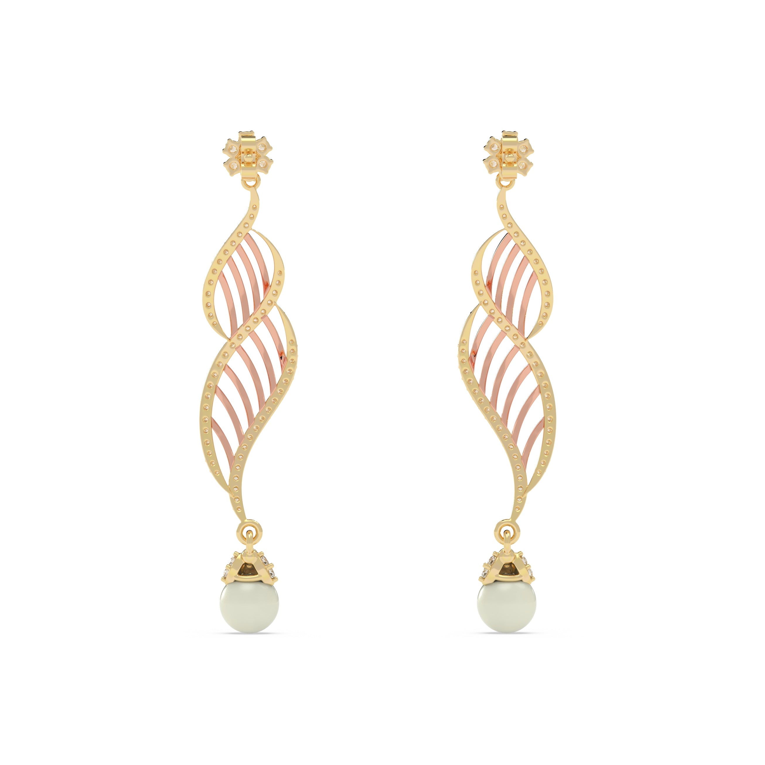 Twilight Spiral Earrings