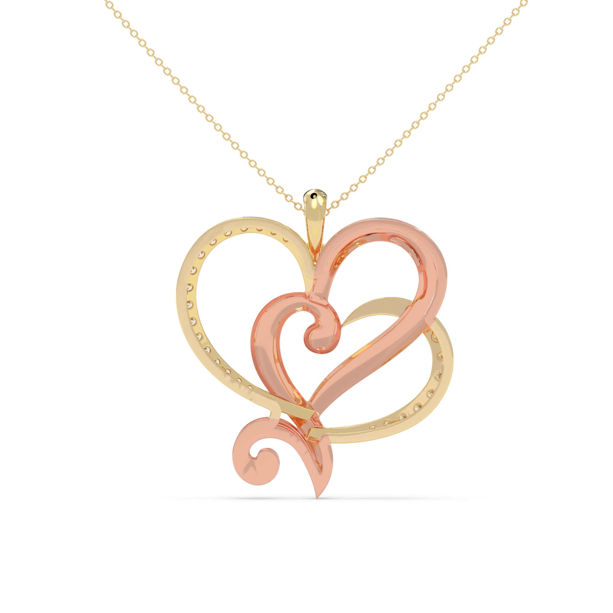 Heartbeat Fusion Diamond Pendant