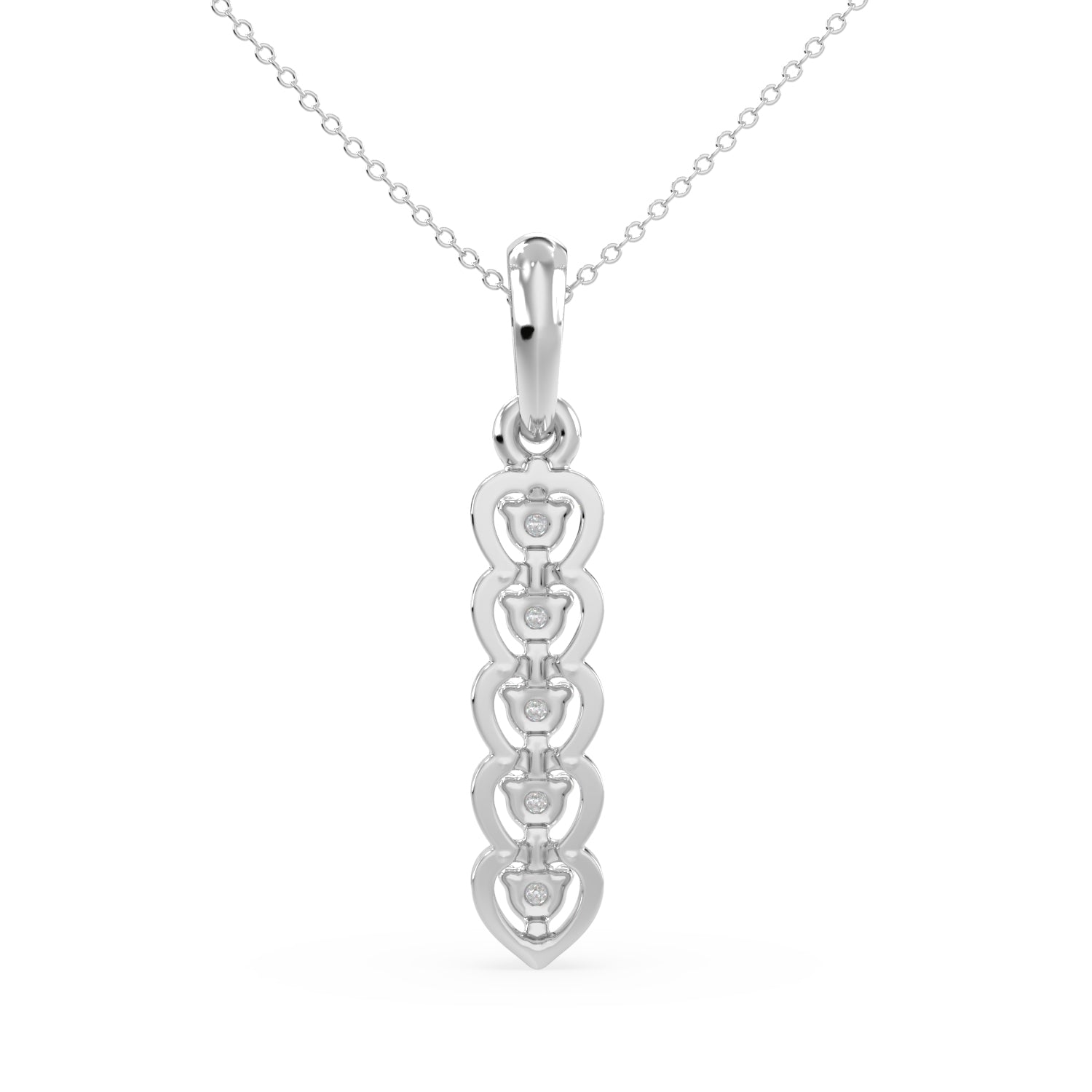 Golden Heartfall Pendant