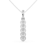 Golden Heartfall Pendant