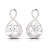Infinity Blossom Diamond Earrings