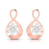 Infinity Blossom Diamond Earrings