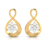 Infinity Blossom Diamond Earrings