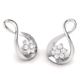 Infinity Blossom Diamond Earrings