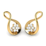 Infinity Blossom Diamond Earrings