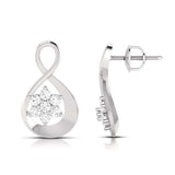 Infinity Blossom Diamond Earrings