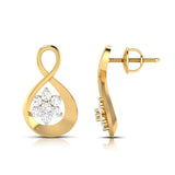 Infinity Blossom Diamond Earrings