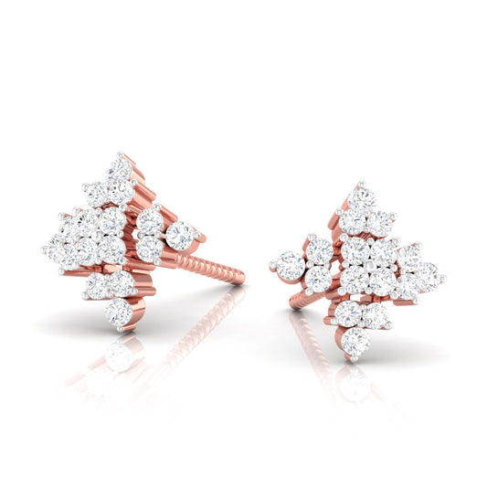 Cluster Arrow Diamond Studs
