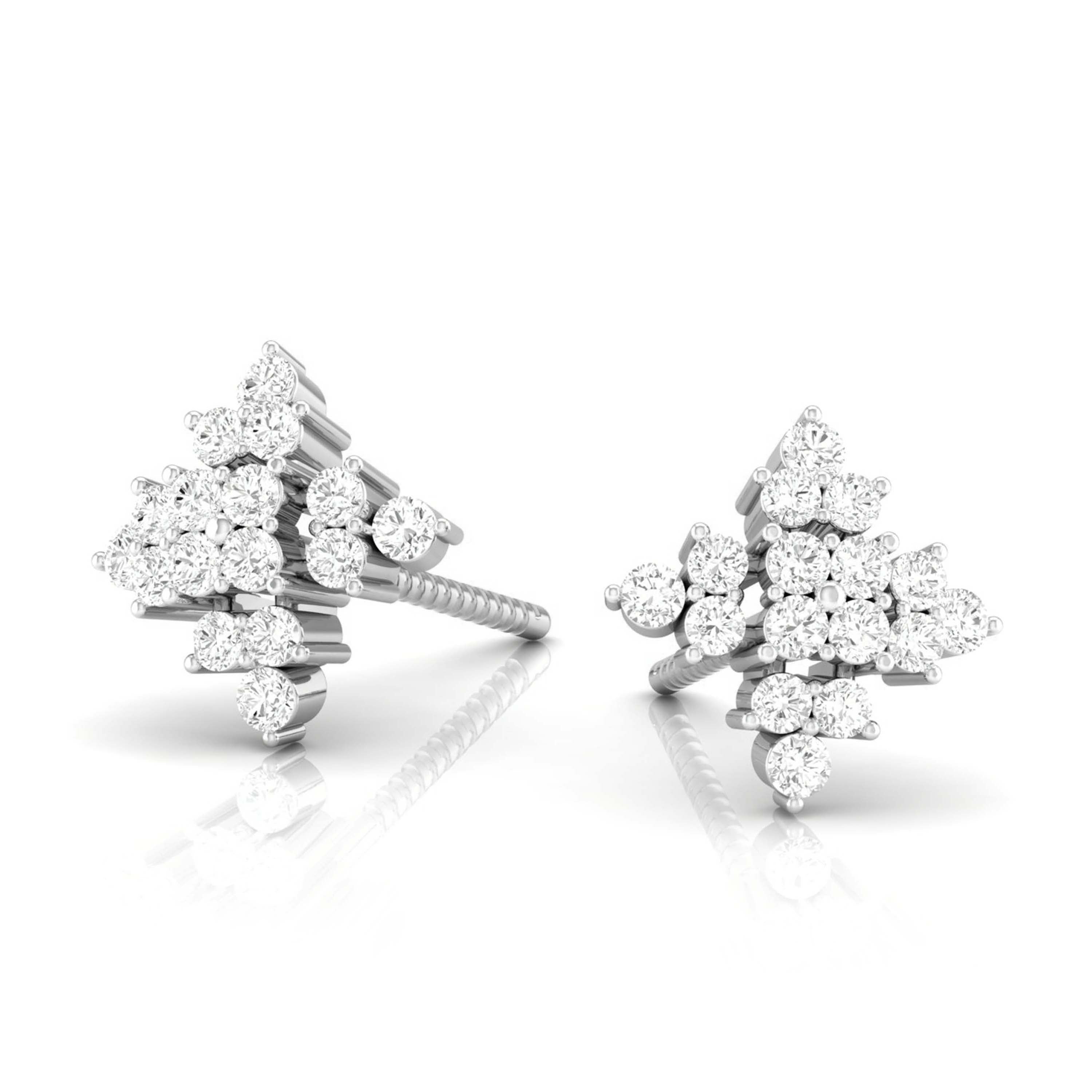 Cluster Arrow Diamond Studs