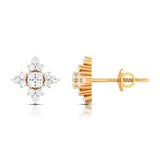 Cluster Arrow Diamond Studs
