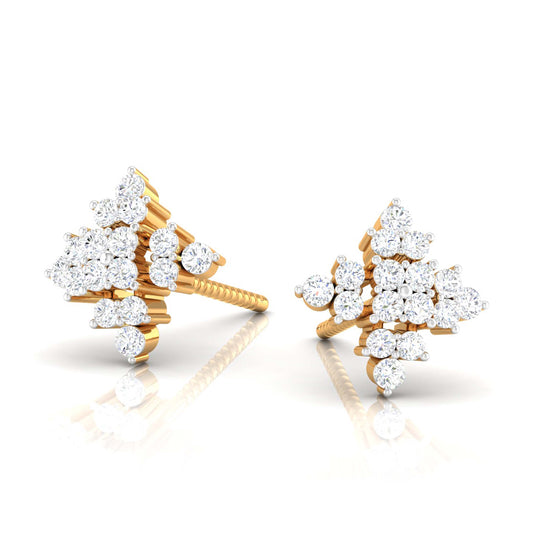 Cluster Arrow Diamond Studs
