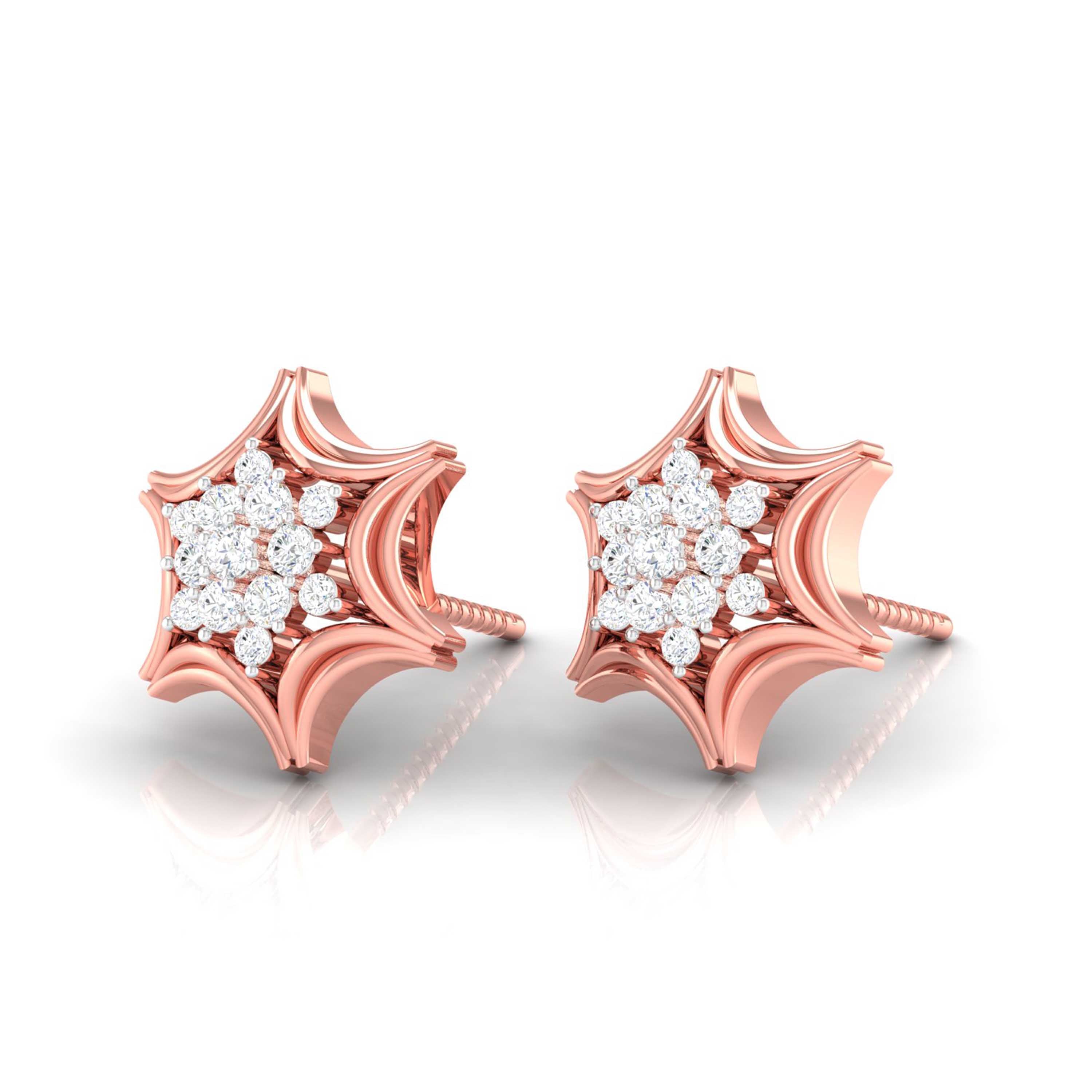 Starburst Diamond Studs