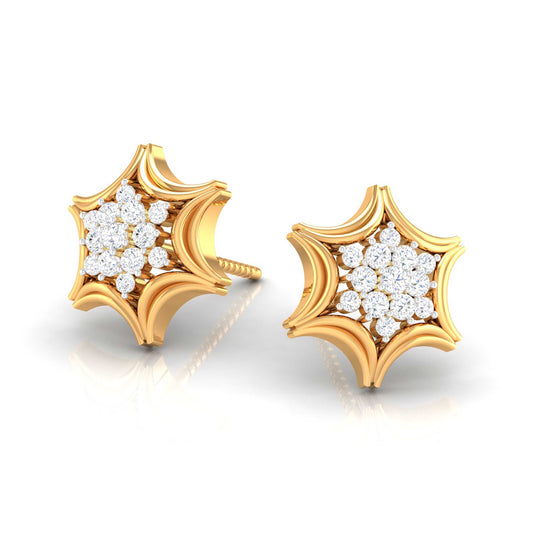 Starburst Diamond Studs