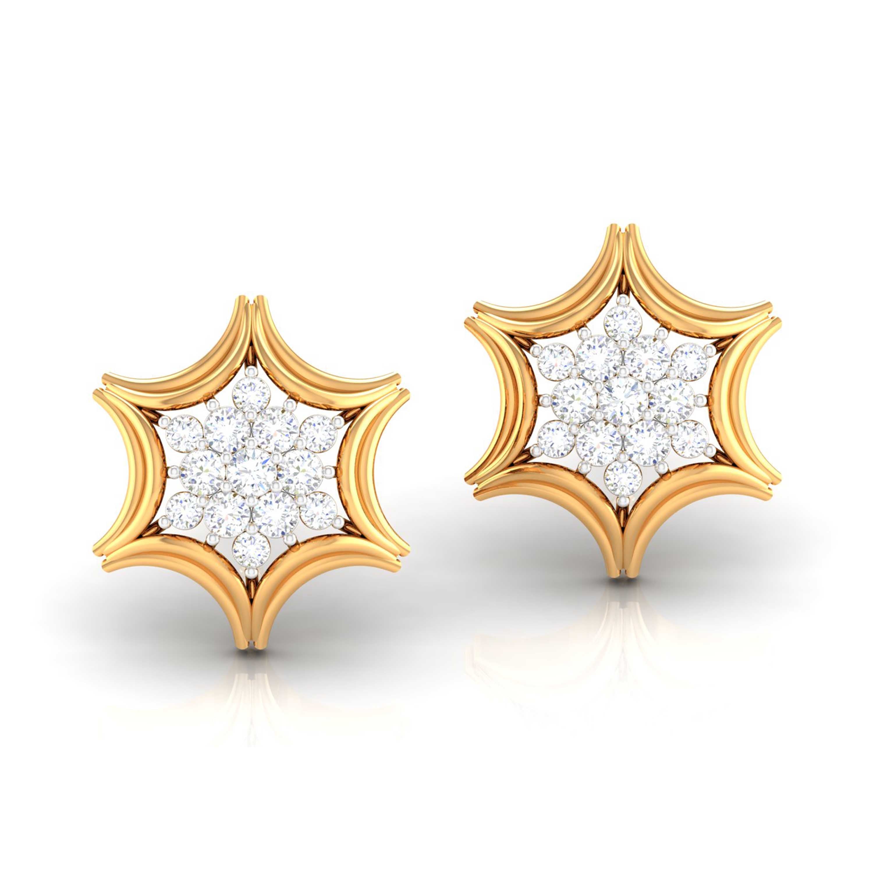 Starburst Diamond Studs