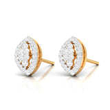 Marquise Halo Diamond Studs