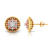 Vintage Bloom Diamond Studs