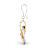 Enchanted Heart Gemstone Drop Earrings