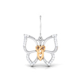 Butterfly Diamond Drop Earrings