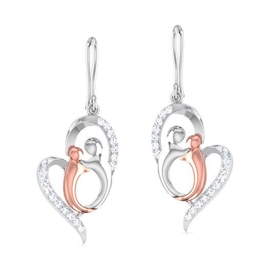 Embrace of Moms Love Earrings