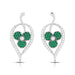 Emeralds in White Gold