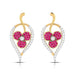 Rubies in Yellow Gold