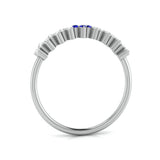 Sapphire and Diamond Elegance Ring