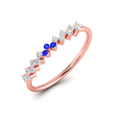 Sapphire and Diamond Elegance Ring