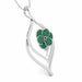 Emeralds in White Gold