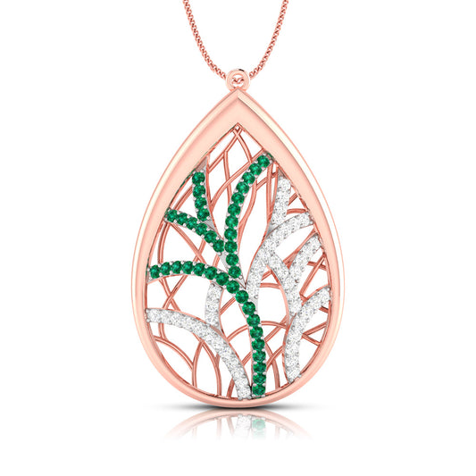 Nature’s Embrace Gemstone Pendant