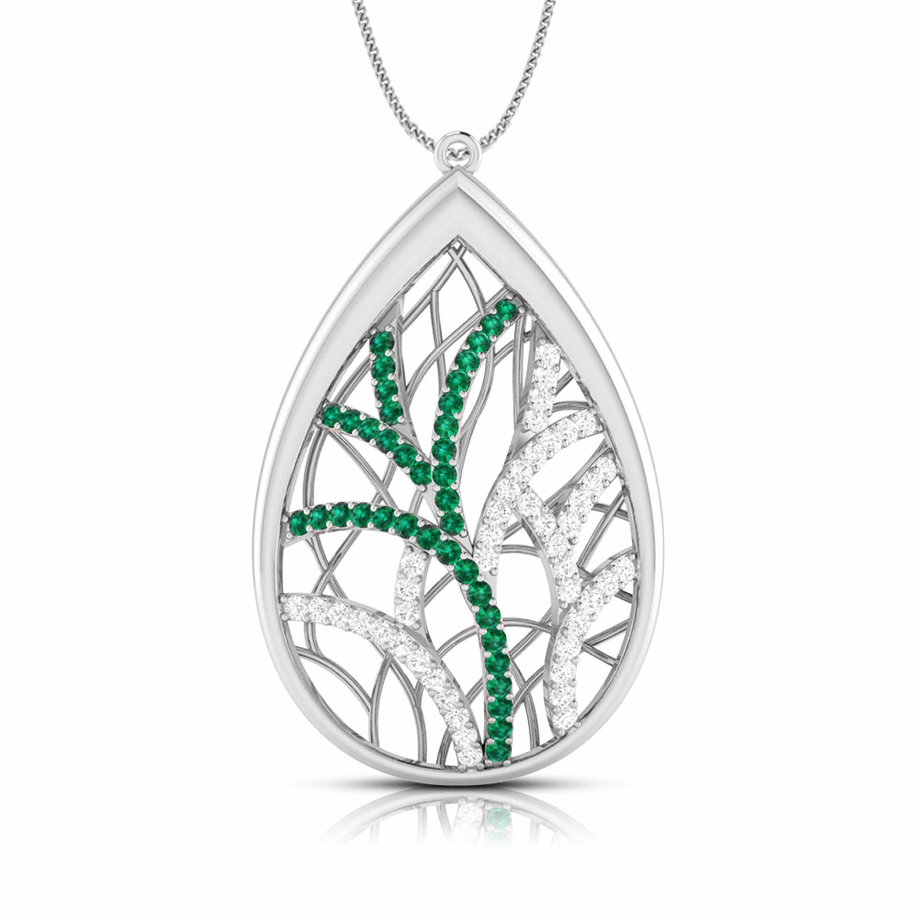 Nature’s Embrace Gemstone Pendant