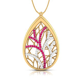 Nature’s Embrace Gemstone Pendant