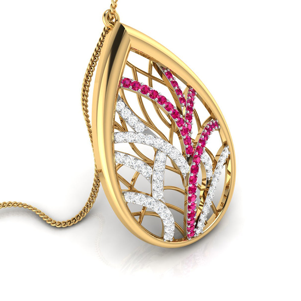 Nature’s Embrace Gemstone Pendant