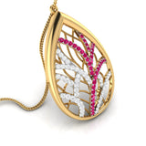 Nature’s Embrace Gemstone Pendant