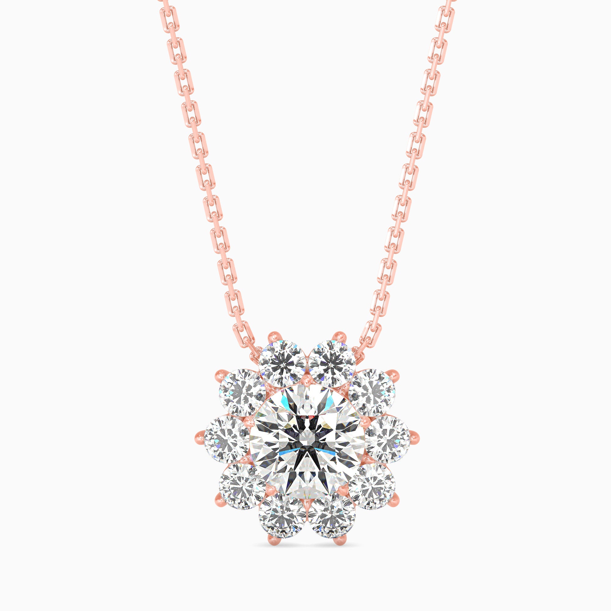 Sunrise Solitaire Pendant
