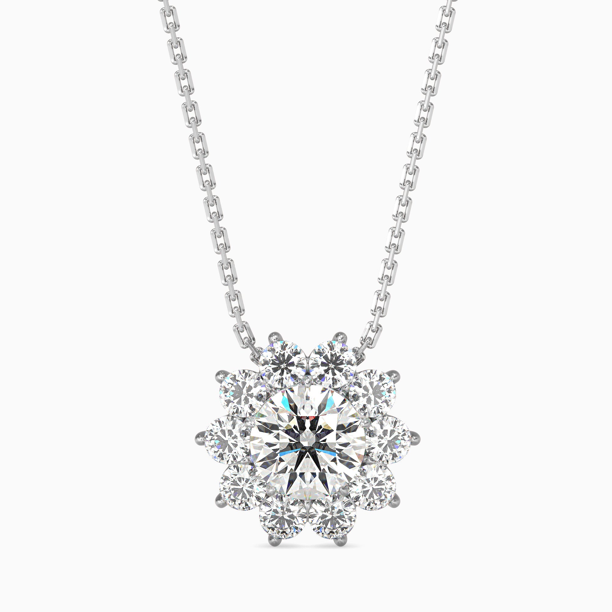 Sunrise Solitaire Pendant