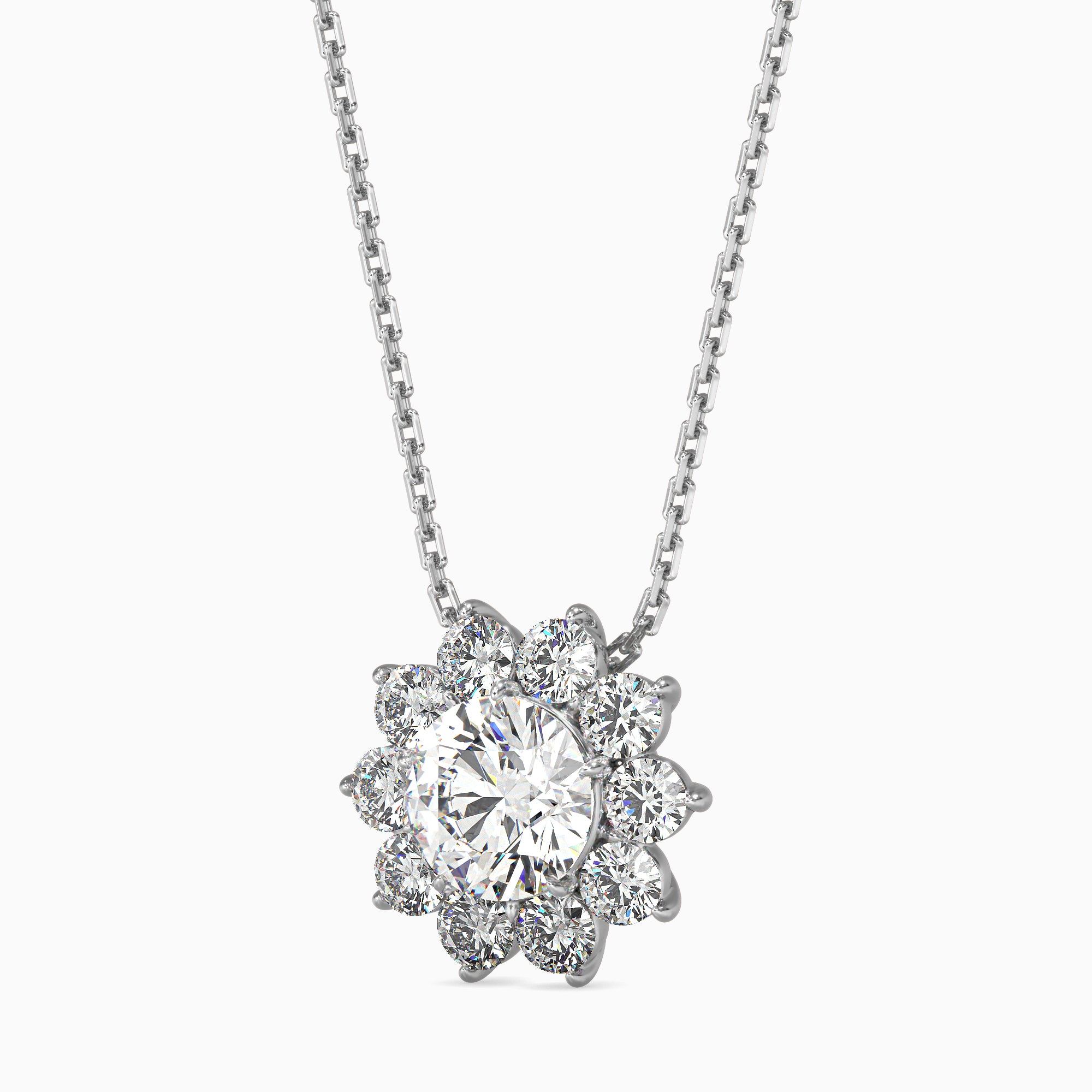 Sunrise Solitaire Pendant