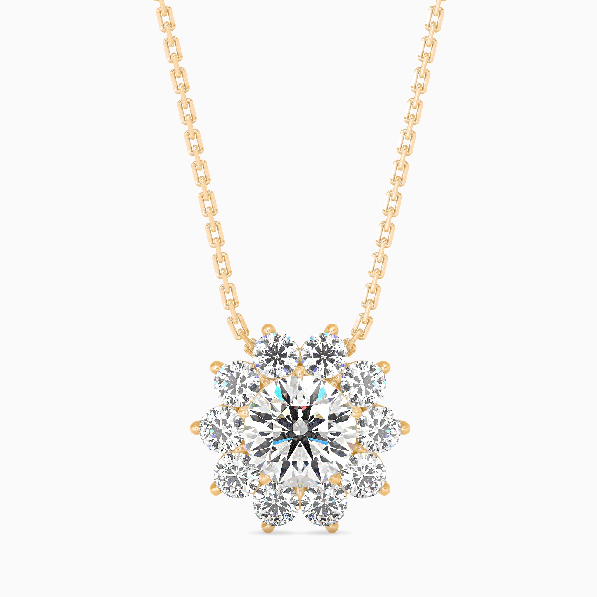 Sunrise Solitaire Pendant