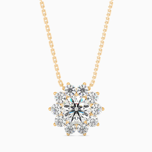 Sunrise Solitaire Pendant
