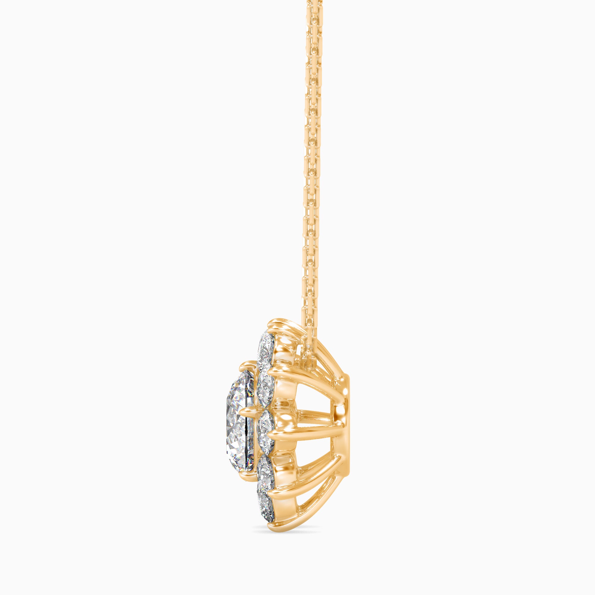 Sunrise Solitaire Pendant
