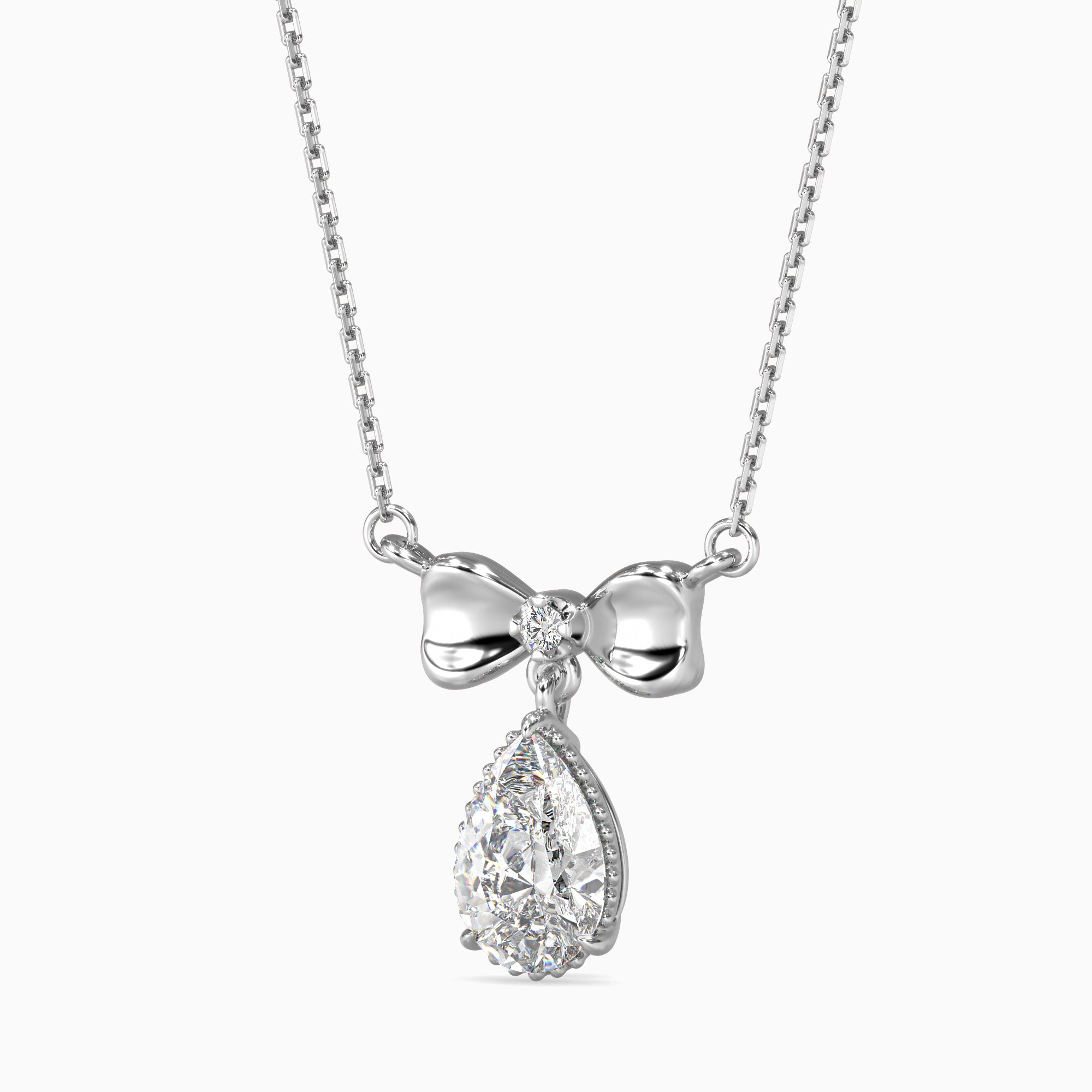 Graceful Bow Necklace