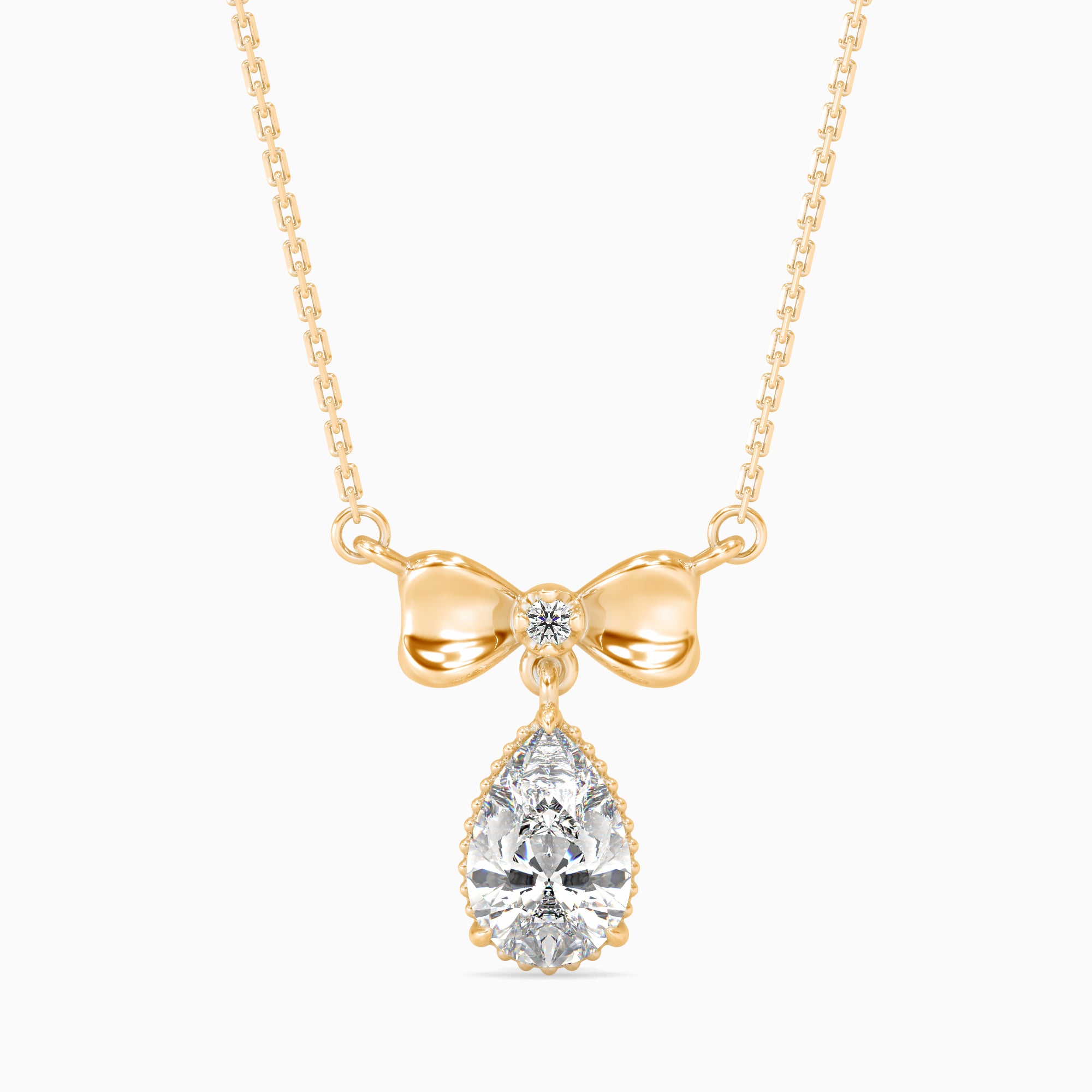 Graceful Bow Necklace