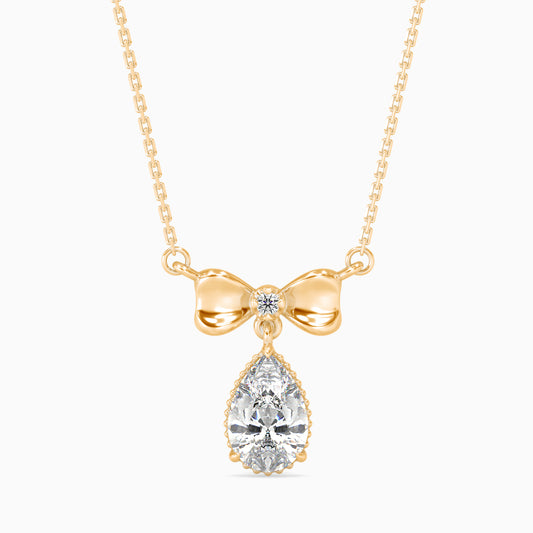 Graceful Bow Necklace